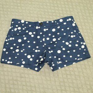 Gap Size 0R Khakis by Gap Summer Short Blue White Polka Dot Shorts